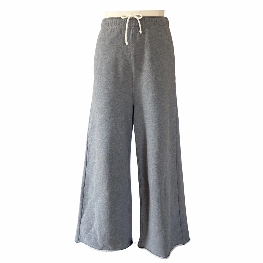MM6 Maison Margiela Wide-Leg Sweatpants – Italy, Grey, XXS Oversized